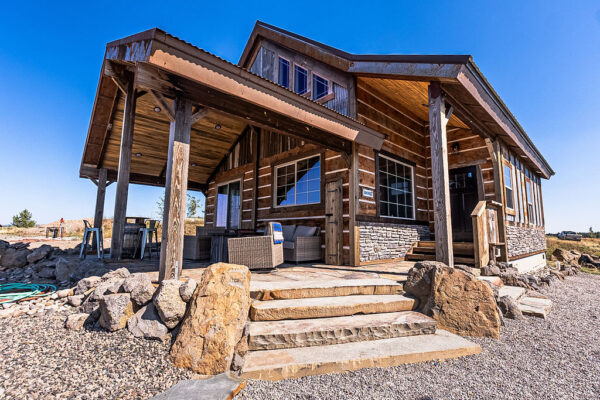 Patio entrance house
